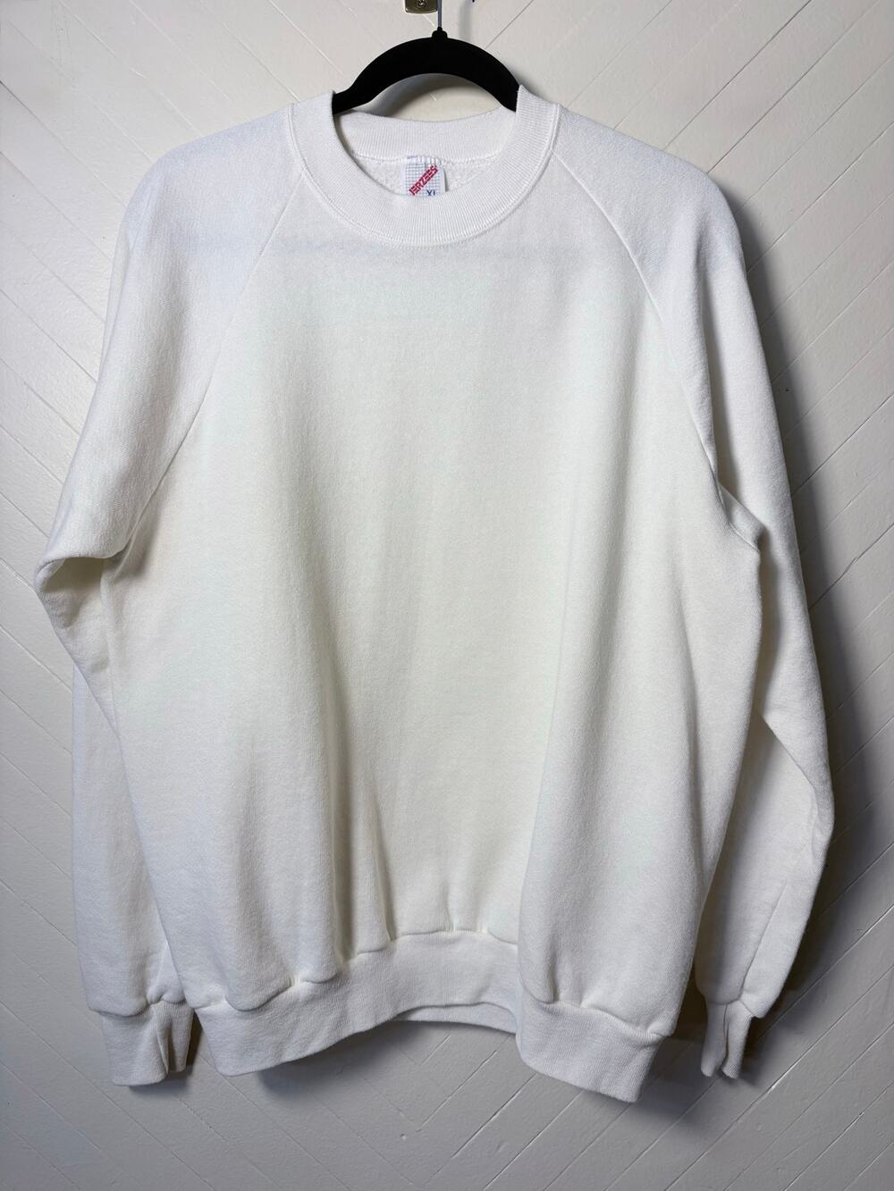 Vintage 80s 90s Jerzees White Crewneck Womens Size XL
